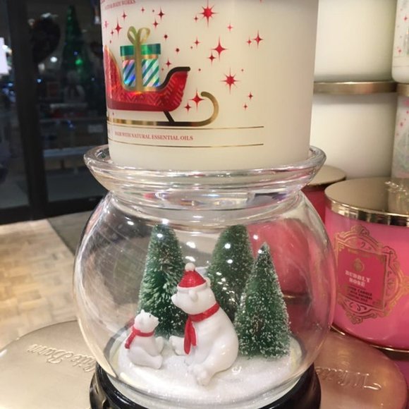 Bath & Body Works Accents Bath Body Works Polar Bear Cloche